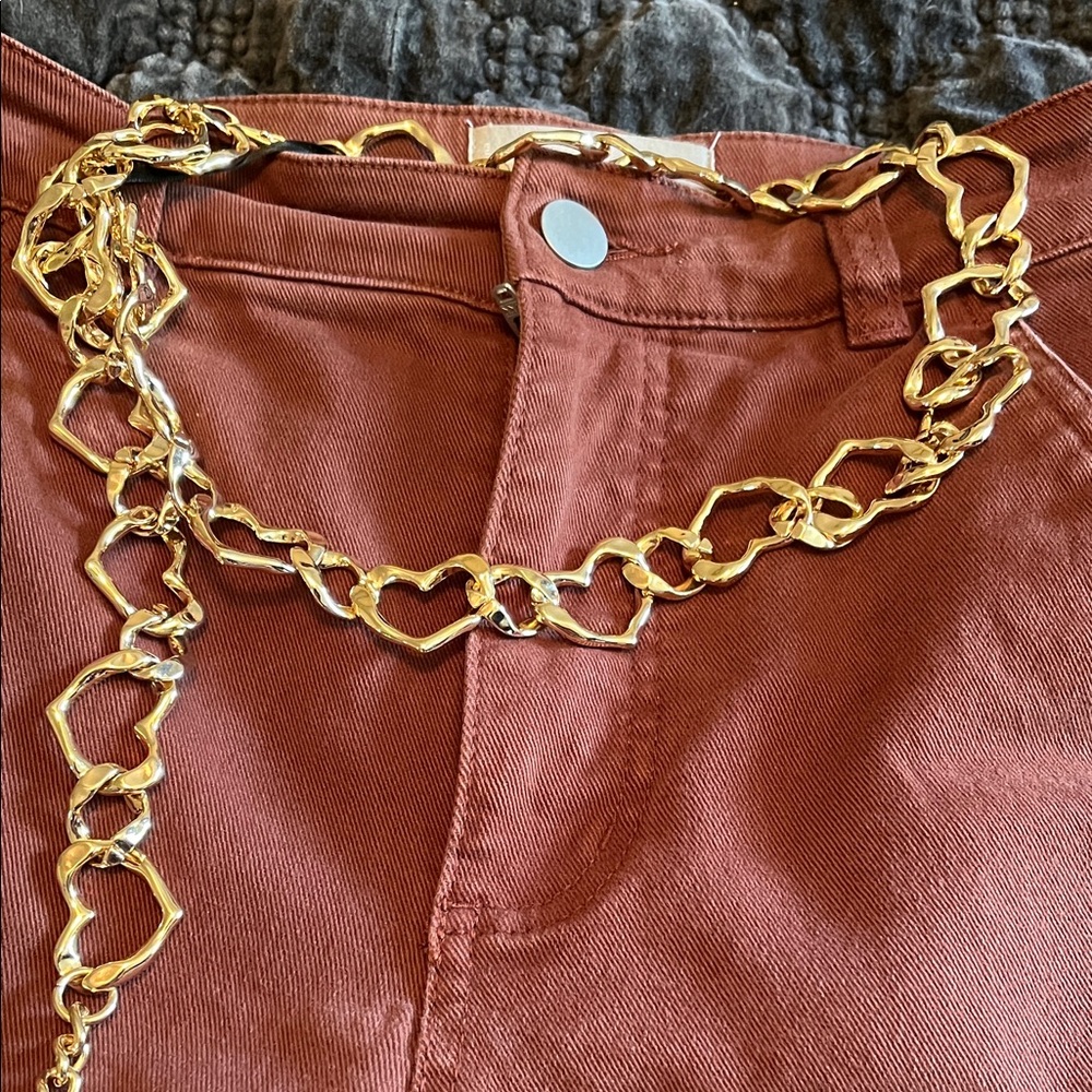 Zara Gold Chain Heart Belt - Picture 3 of 5